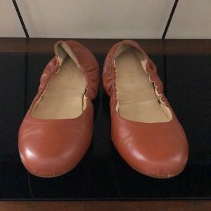 JCrew leather flats
